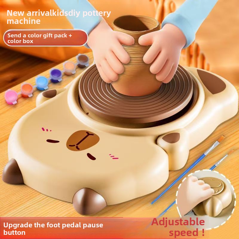 Electric pottery toy