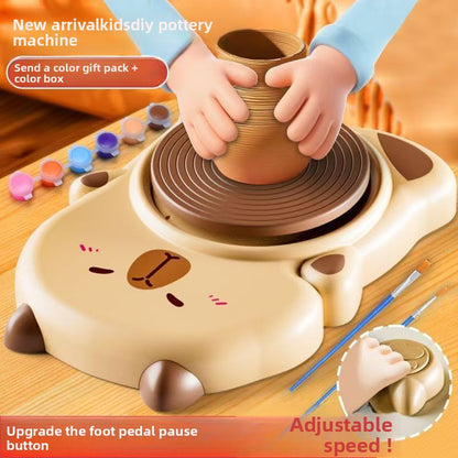 Electric pottery toy