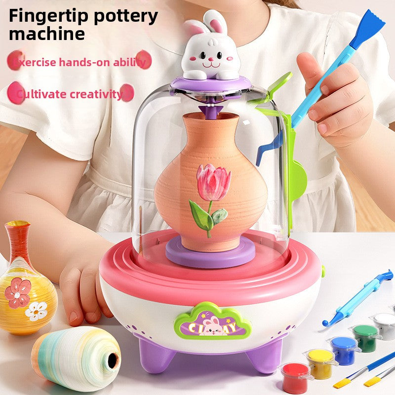 Electric pottery toy set.