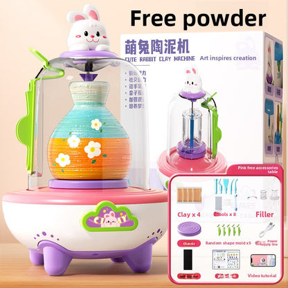 Electric pottery toy set.