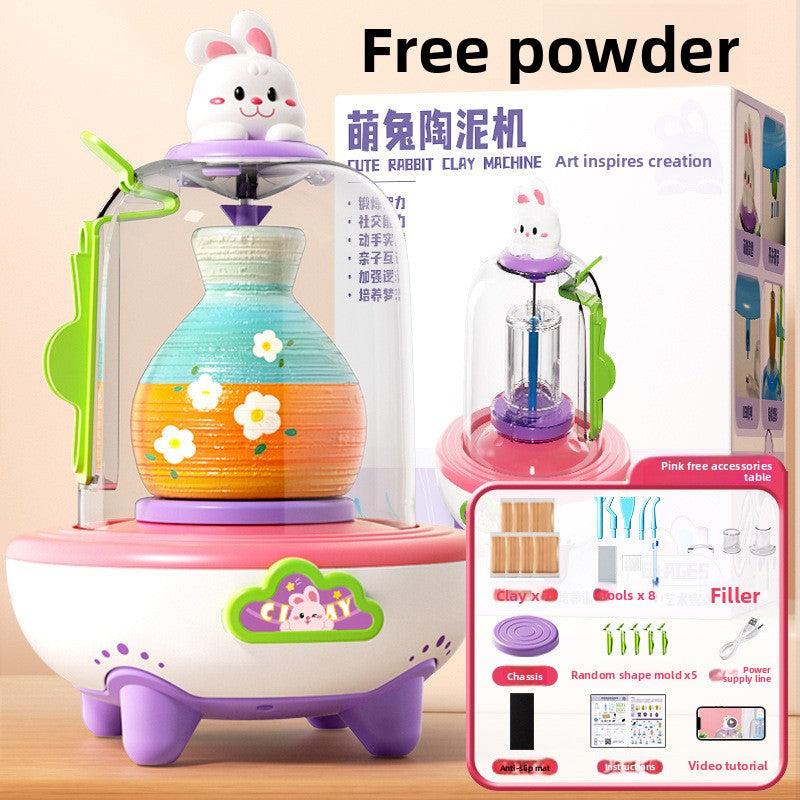 Electric pottery toy set.