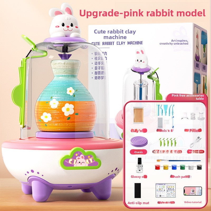 Electric pottery toy set.