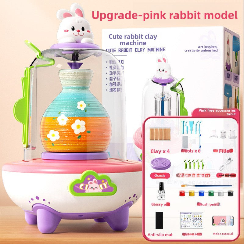 Electric pottery toy set.