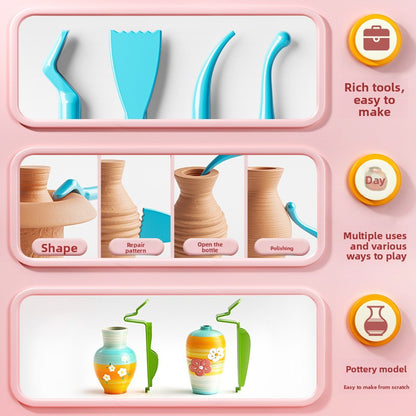 Electric pottery toy set.