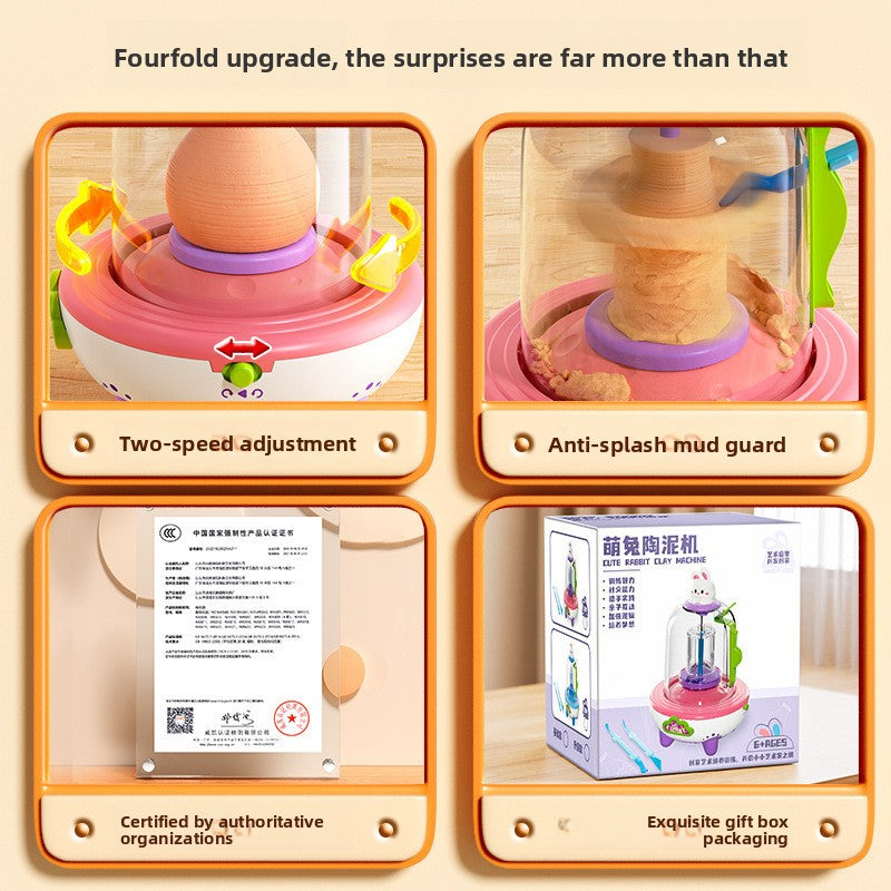 Electric pottery toy set.