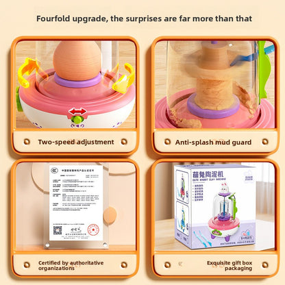 Electric pottery toy set.