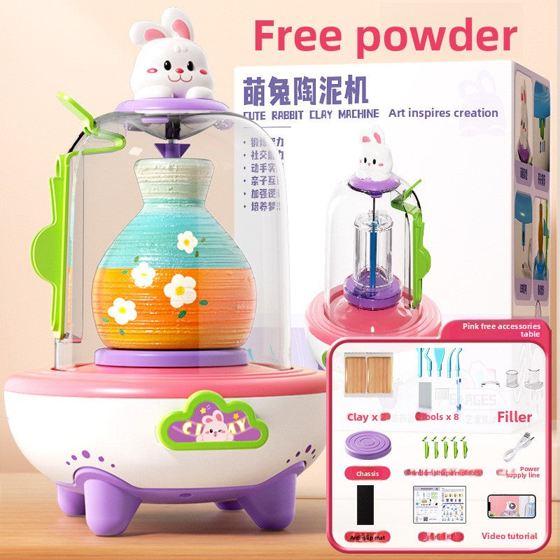 Electric pottery toy set.