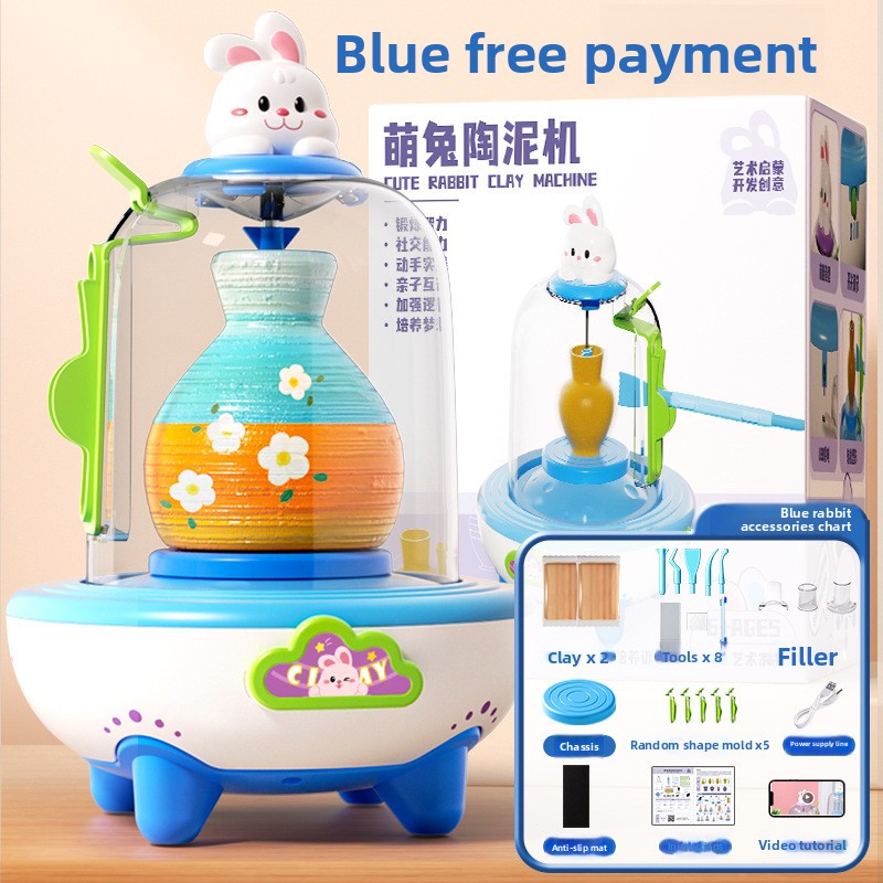 Electric pottery toy set.
