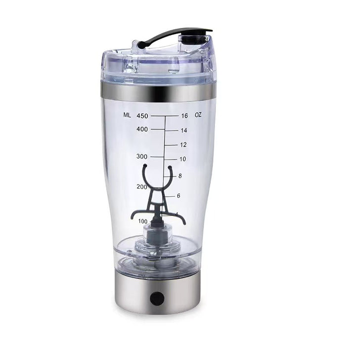 Electric Protein Shaker Cup USB Rechargeable Mixing Bottle 450ml/600ml