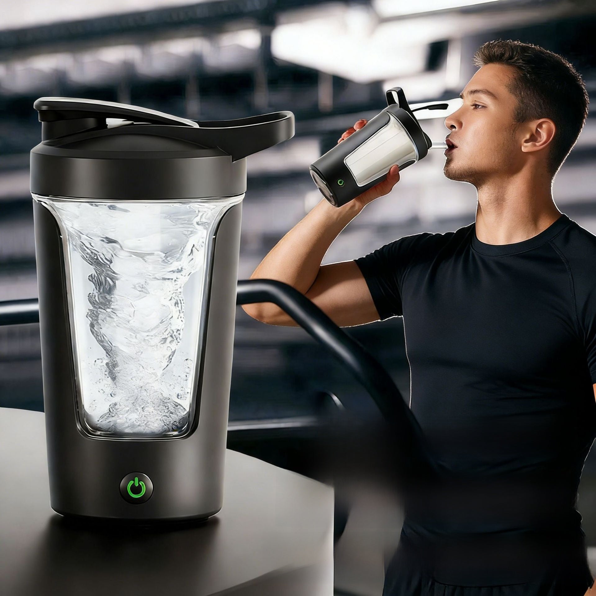 Electric Protein Shaker Cup with Mixing Function