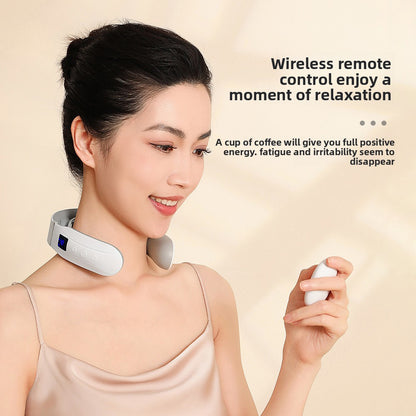 Electric Pulse Neck Massager with Heat Therapy
