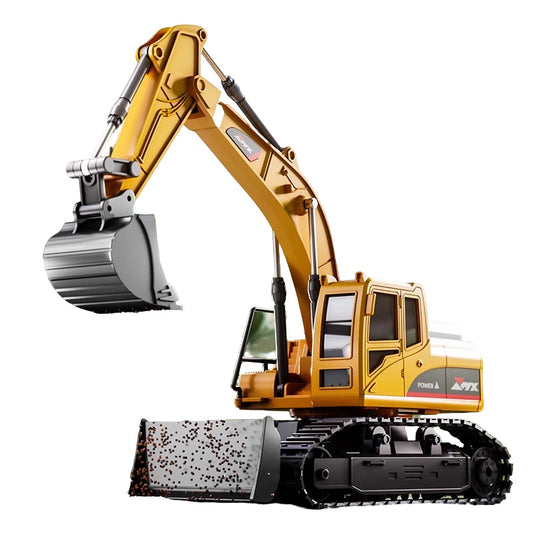 Electric Remote Control Alloy Excavator Toy Car