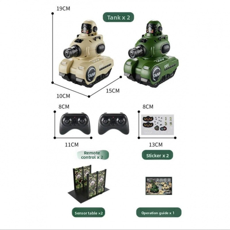 Electric Remote Control Battle Tank with Infrared Drift Function