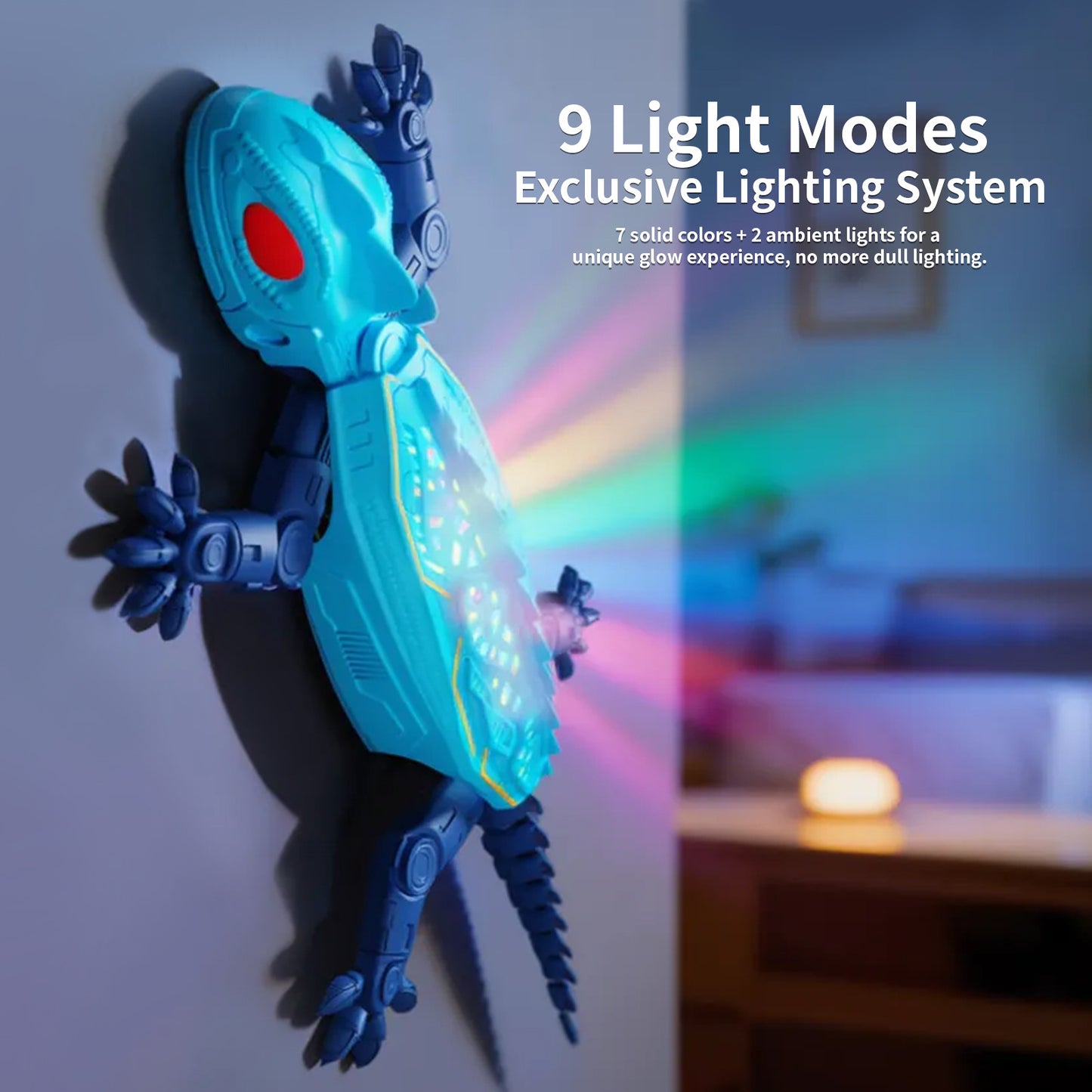Electric Remote Control Wall Climbing Lizard Toy