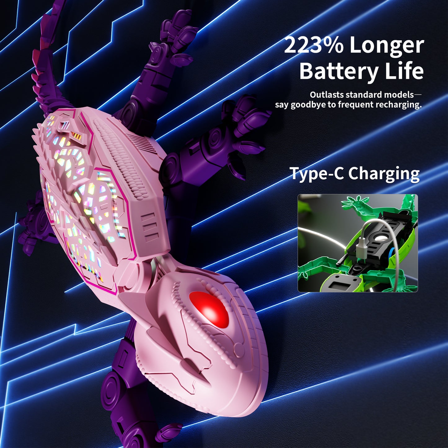 Electric Remote Control Wall Climbing Lizard Toy