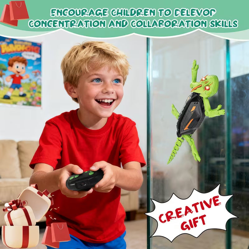 Electric Remote Control Wall Climbing Lizard Toy