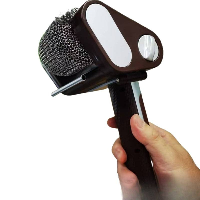 Electric roller barbecue brush
