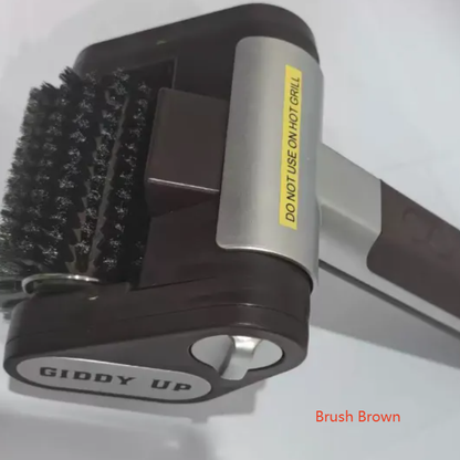 Electric roller barbecue brush