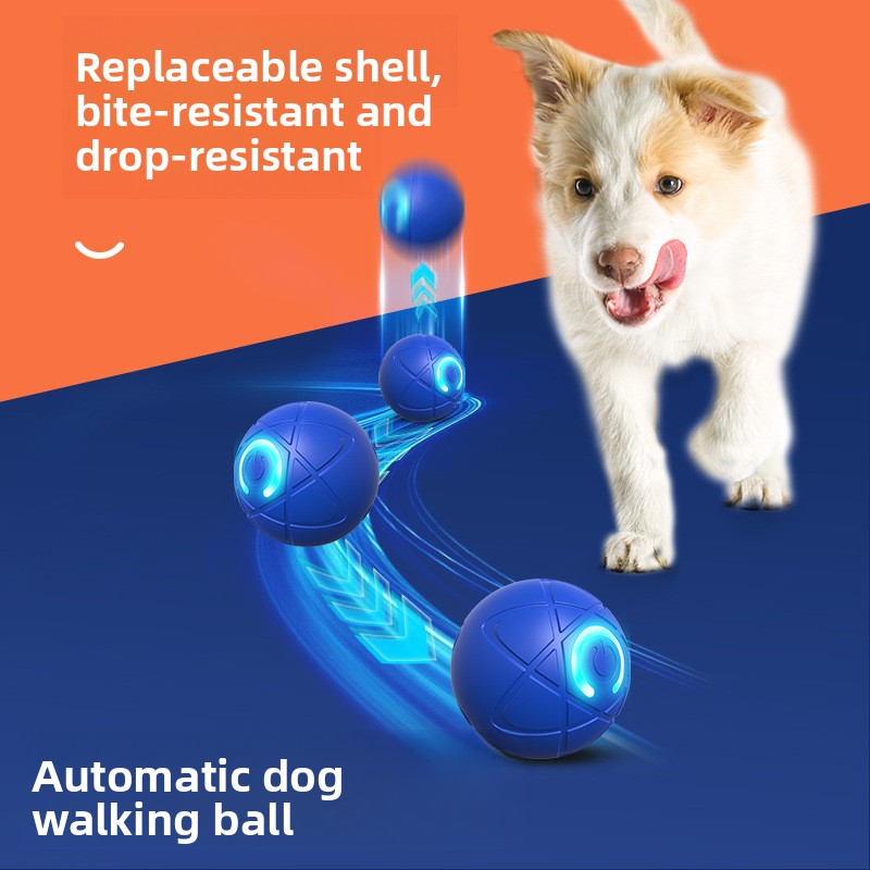 Electric rolling ball for dogs