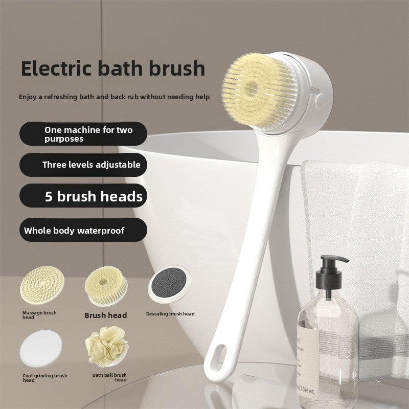 Electric Rotating Bath Brush with Waterproof Design