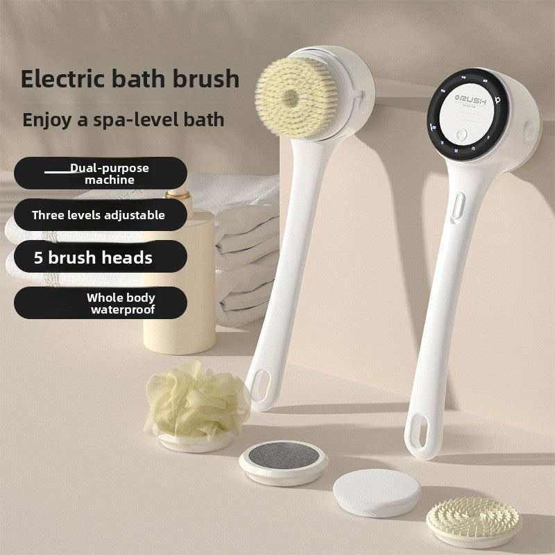 Electric Rotating Bath Brush with Waterproof Design