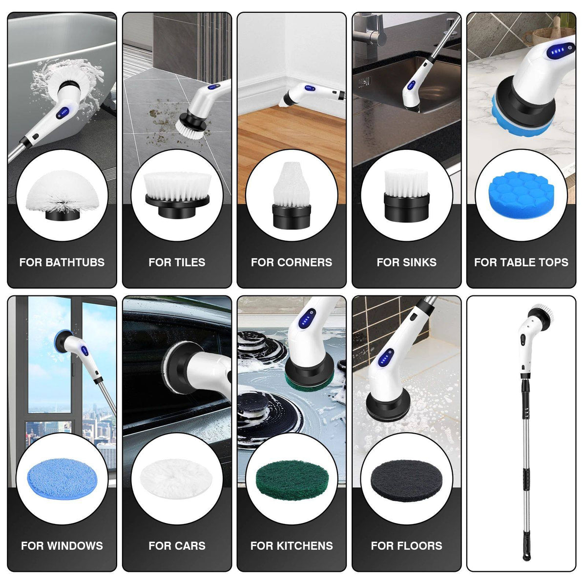Electric rotating brush