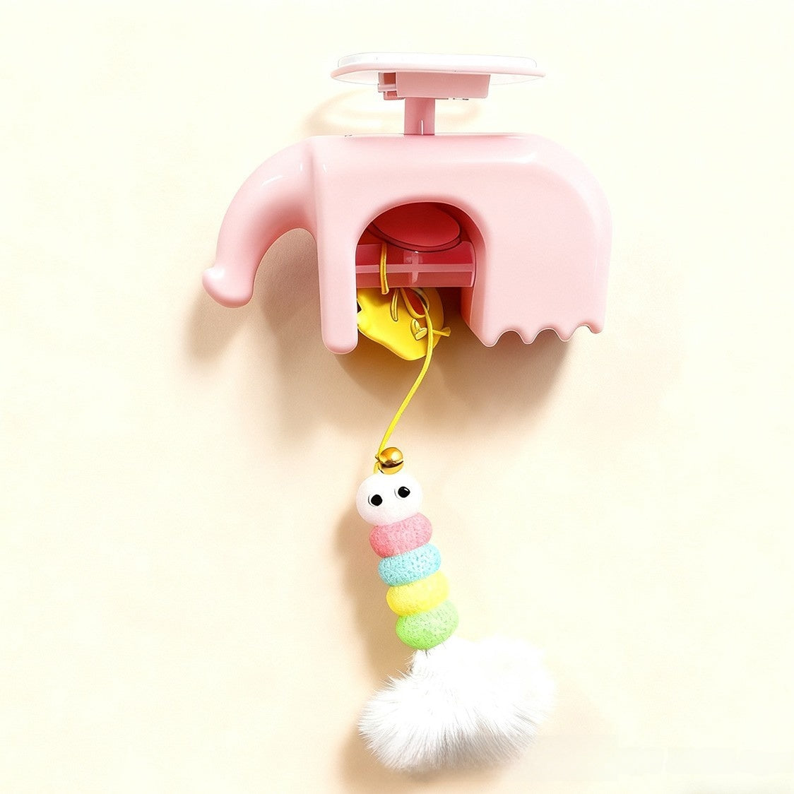 Electric Rotating Cat Toy with Feathers