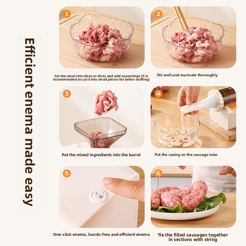 Electric Sausage Stuffer with Accessories