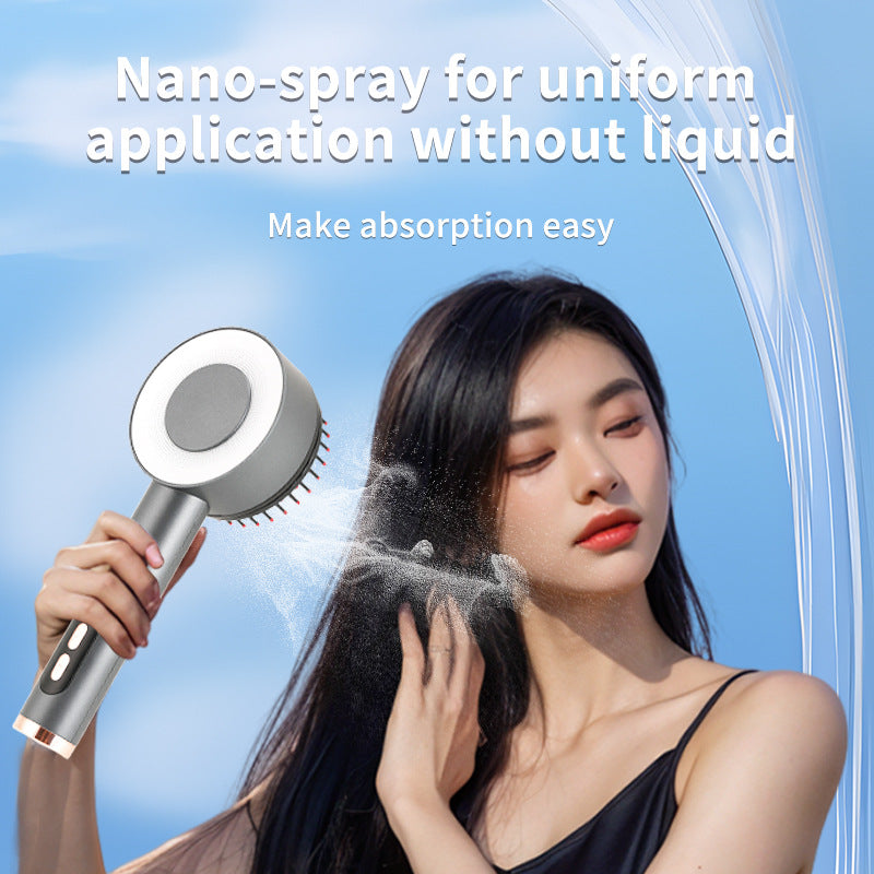 Electric Scalp Massage Comb with Oil Mist Function