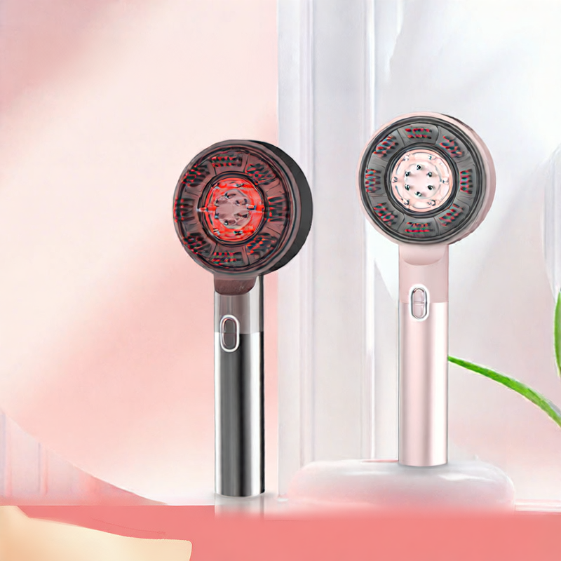 Electric Scalp Massager Comb with Red Light Therapy