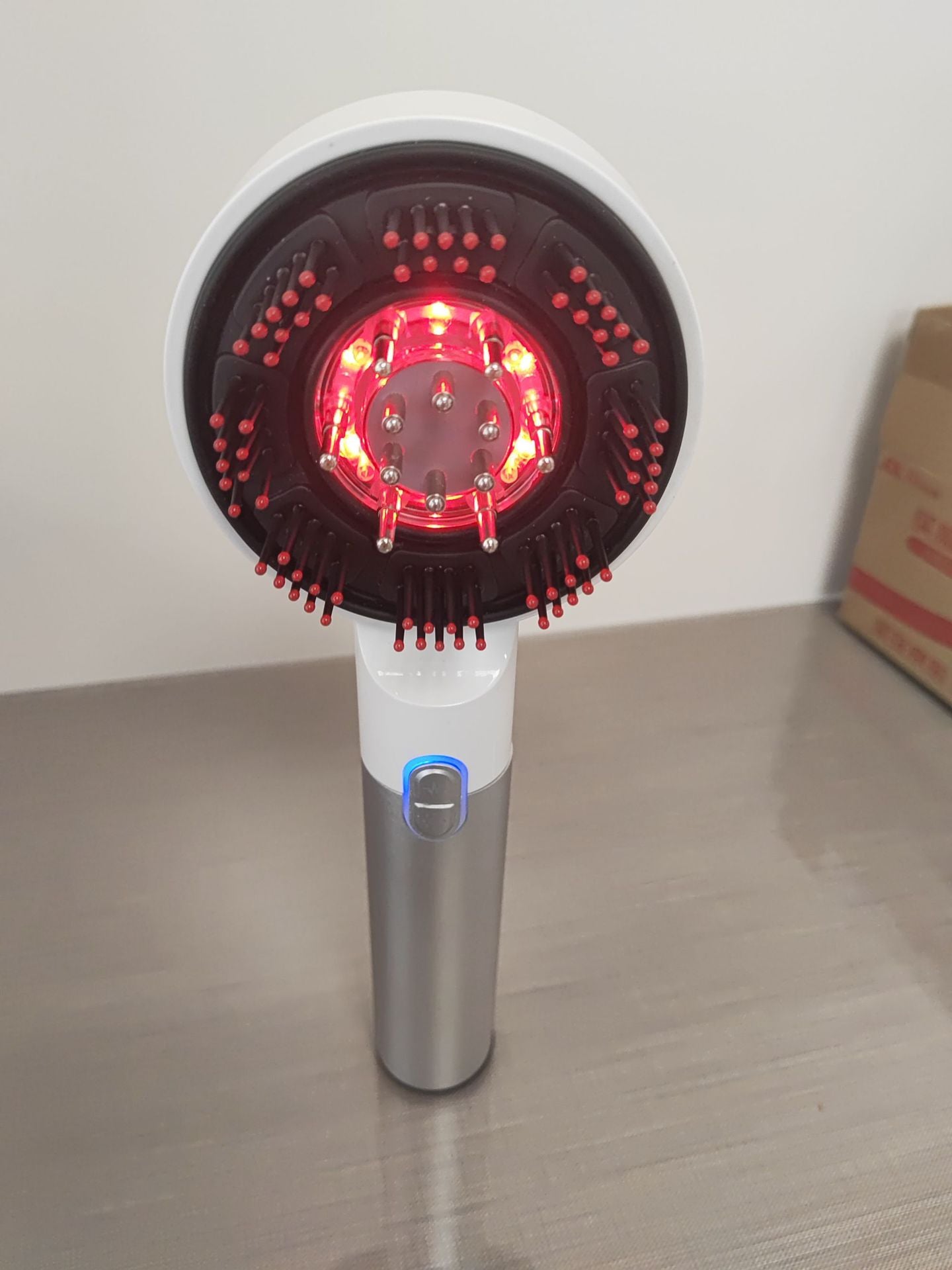 Electric Scalp Massager Comb with Red Light Therapy