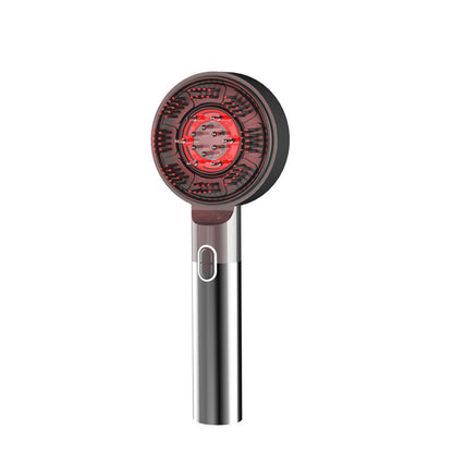 Electric Scalp Massager Comb with Red Light Therapy