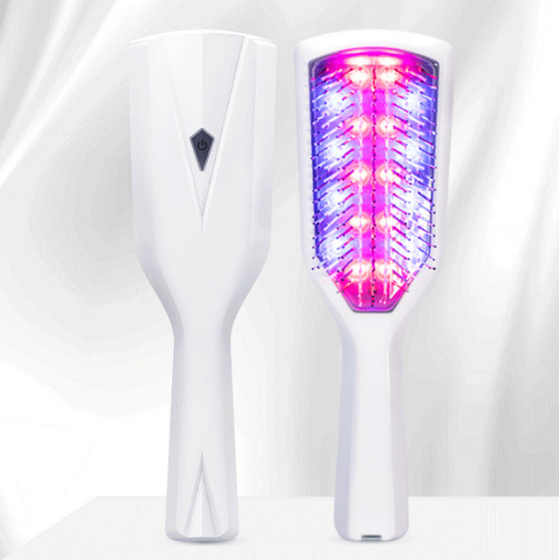 Electric Scalp Massager Comb with Red Light Therapy