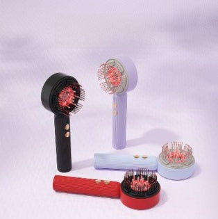 Electric Scalp Massager Comb with Red Light Therapy