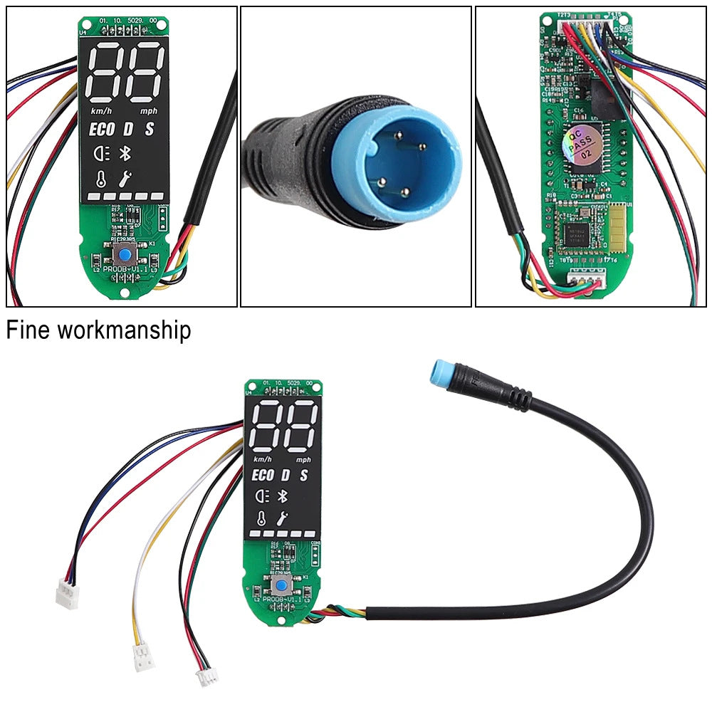 Electric Scooter Dashboard Display Instrument Panel