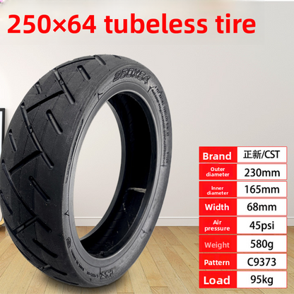 Electric Scooter Vacuum Tires with Puncture Protection