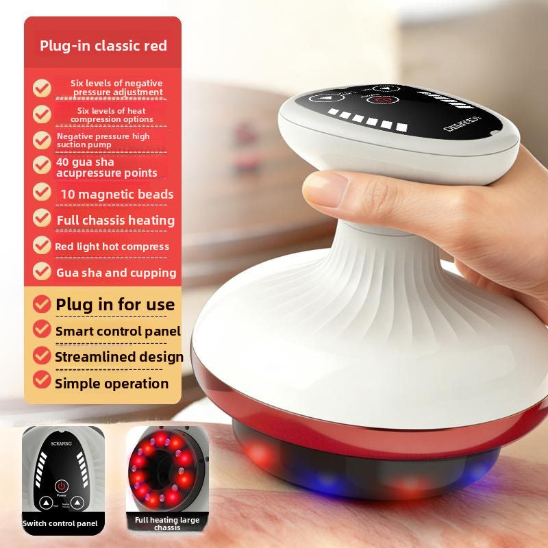 Electric Scraping Massager Cupping Therapy Device