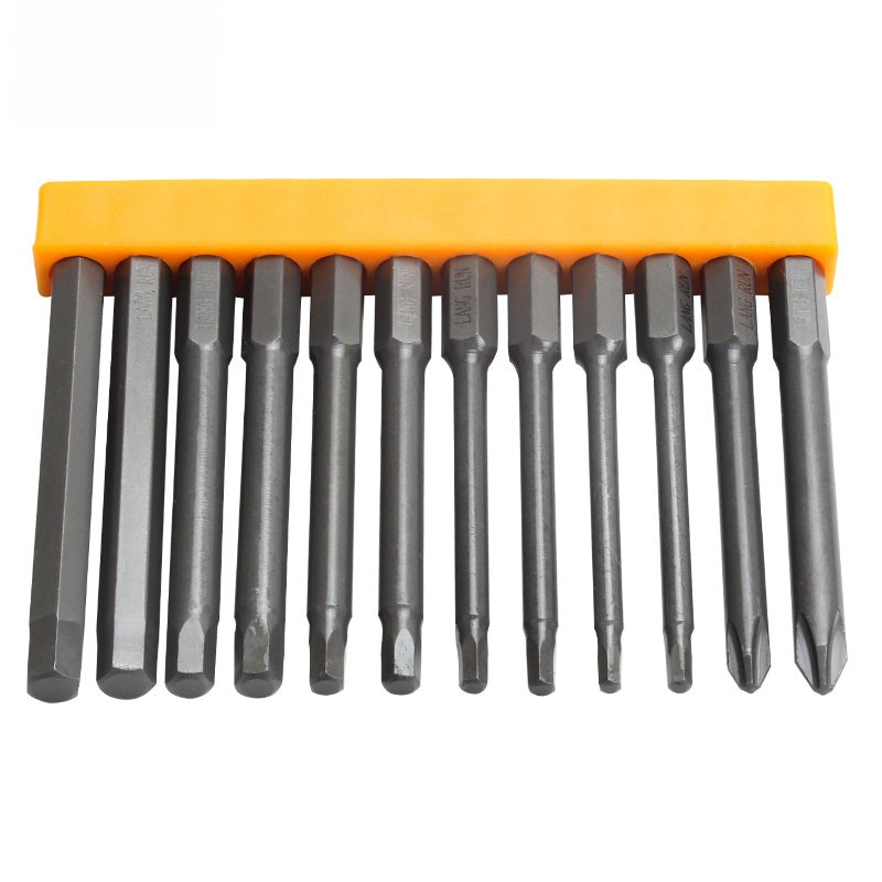 Electric Screwdriver Bit Set with Multiple Head Types