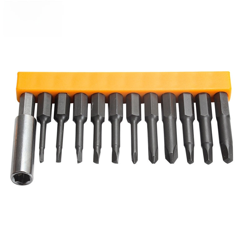 Electric Screwdriver Bit Set with Multiple Head Types