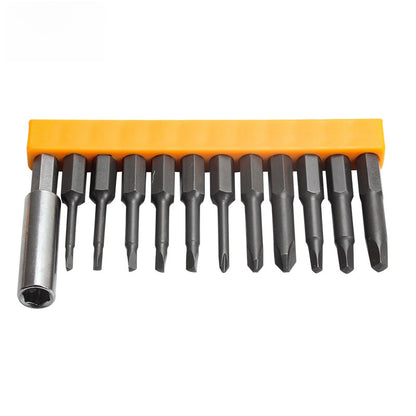 Electric Screwdriver Bit Set with Multiple Head Types