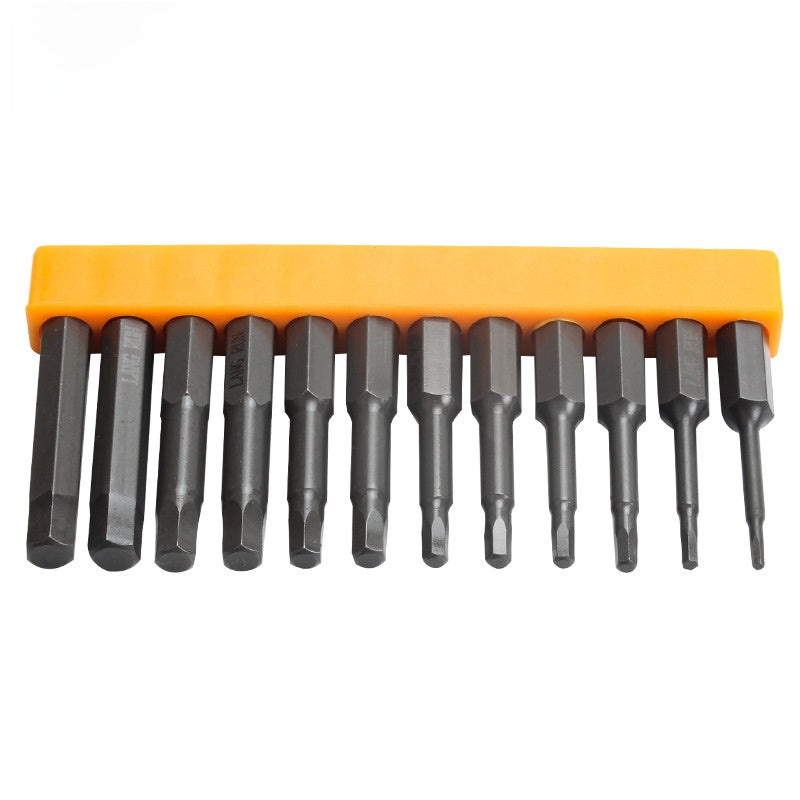 Electric Screwdriver Bit Set with Multiple Head Types