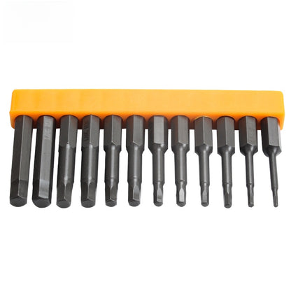 Electric Screwdriver Bit Set with Multiple Head Types