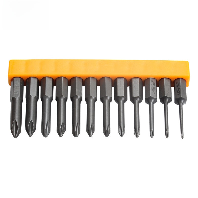 Electric Screwdriver Bit Set with Multiple Head Types
