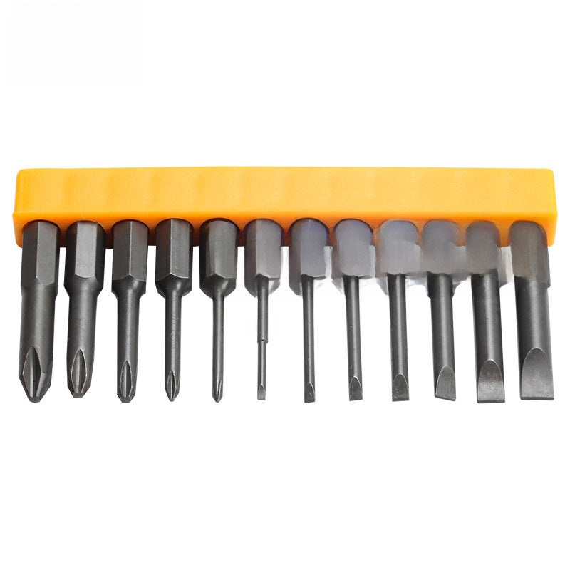 Electric Screwdriver Bit Set with Multiple Head Types