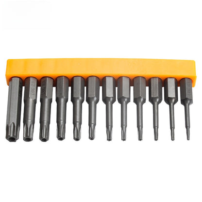 Electric Screwdriver Bit Set with Multiple Head Types