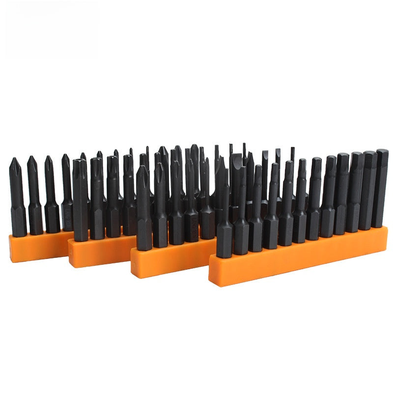 Electric Screwdriver Bit Set with Multiple Head Types