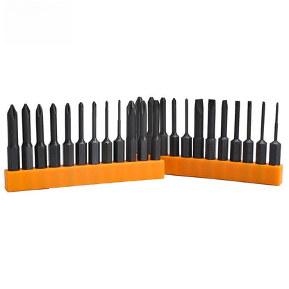 Electric Screwdriver Bit Set with Multiple Head Types