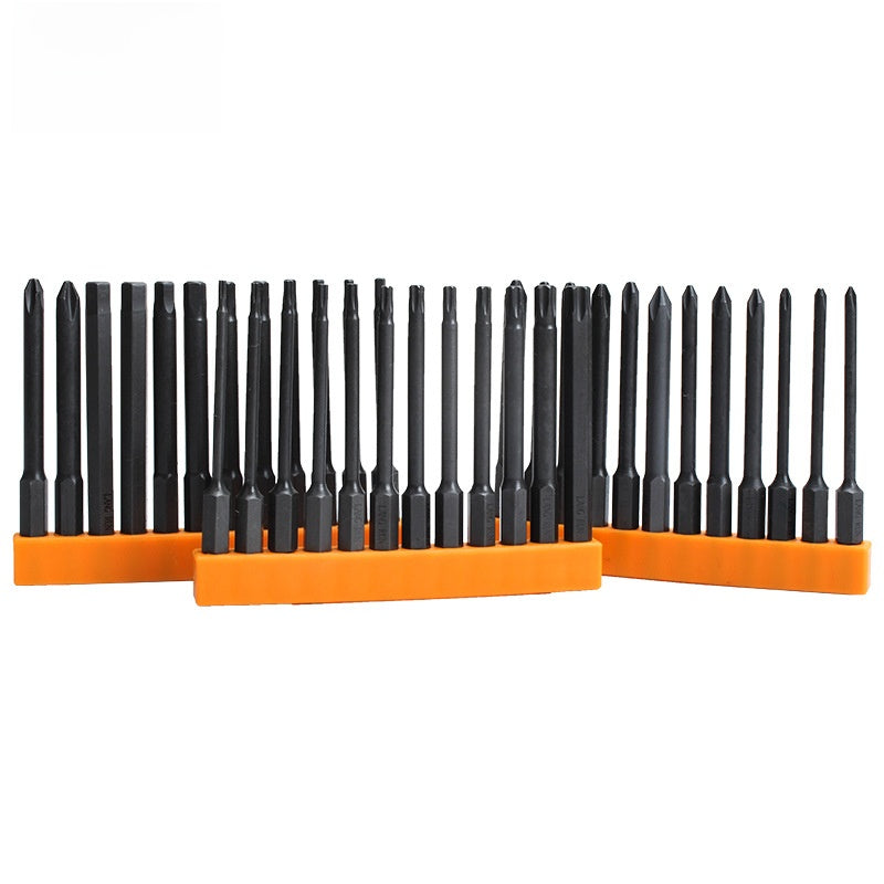Electric Screwdriver Bit Set with Multiple Head Types