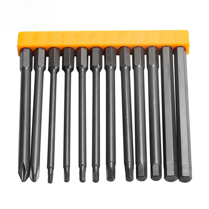 Electric Screwdriver Bit Set with Multiple Head Types