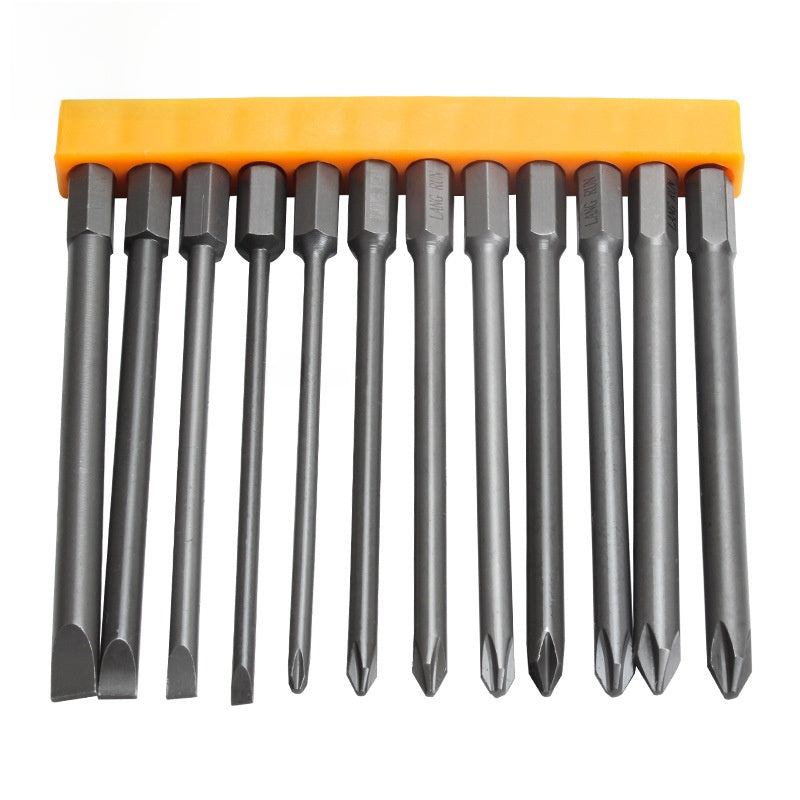 Electric Screwdriver Bit Set with Multiple Head Types